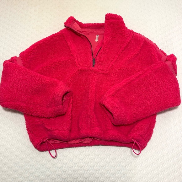 Free People Movement Nantucket Fleece Pullover Jacket Malibu Size M - Picture 4 of 6